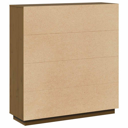 vidaXL Highboard Honey Brown 110,5x35x117 cm Solid Wood Pine