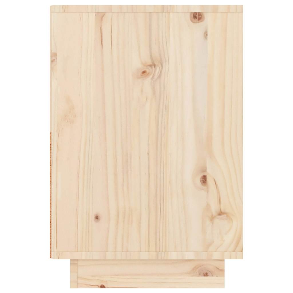 vidaXL Bedside Cabinets 2 pcs 60x34x51 cm Solid Wood Pine