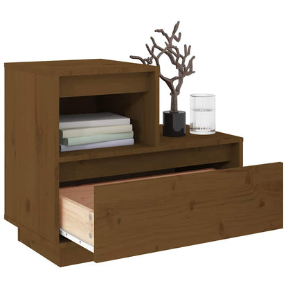 vidaXL Bedside Cabinets 2 pcs Honey Brown 60x34x51 cm Solid Wood Pine
