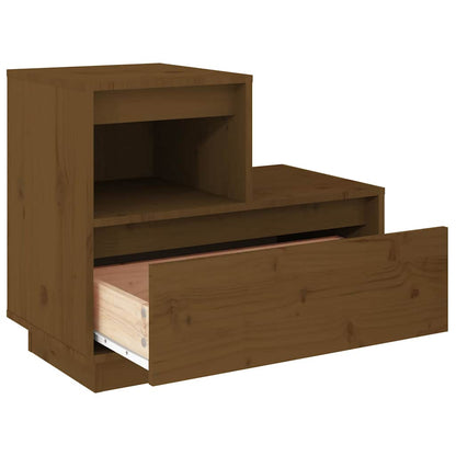 vidaXL Bedside Cabinets 2 pcs Honey Brown 60x34x51 cm Solid Wood Pine