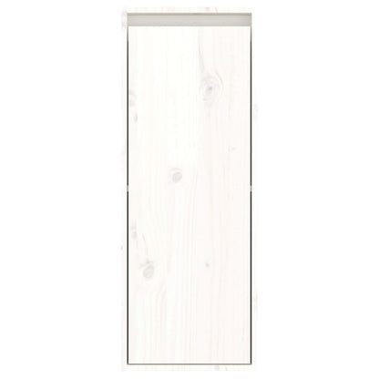 vidaXL TV Cabinets 2 pcs White Solid Wood Pine