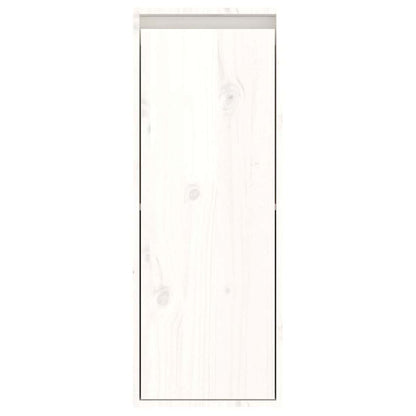 vidaXL 2 Piece TV Cabinet Set White Solid Wood Pine