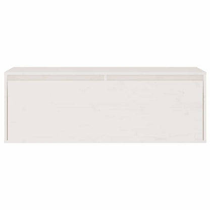 vidaXL TV Cabinets 3 pcs White Solid Wood Pine