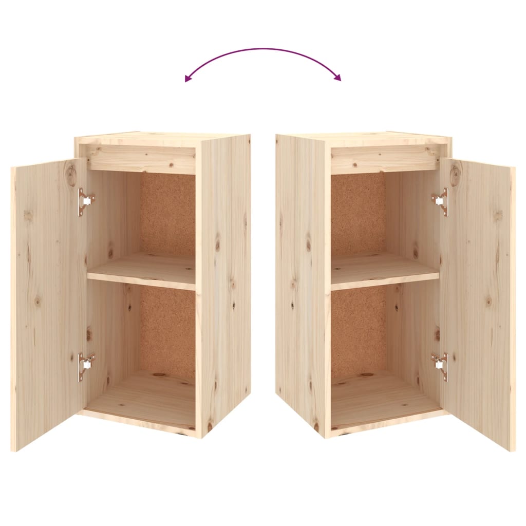 vidaXL TV Cabinets 3 pcs Solid Wood Pine