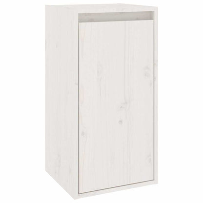 vidaXL TV Cabinets 4 pcs White Solid Wood Pine