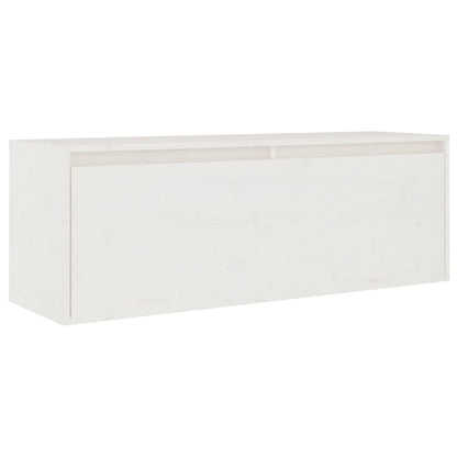 vidaXL TV Cabinets 4 pcs White Solid Wood Pine