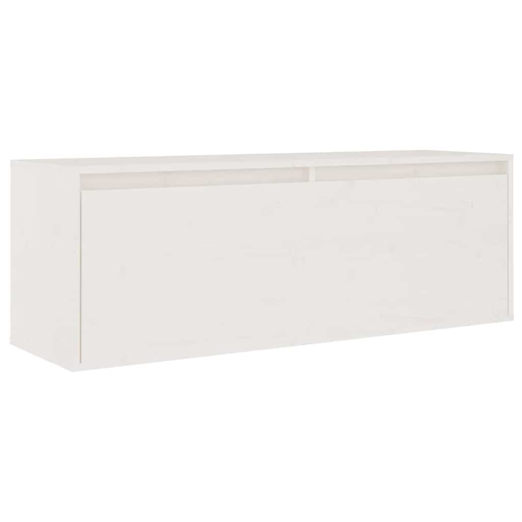 vidaXL TV Cabinets 6 pcs White Solid Wood Pine