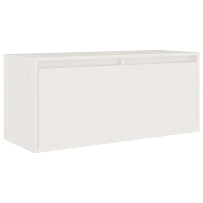 vidaXL TV Cabinets 4 pcs White Solid Wood Pine