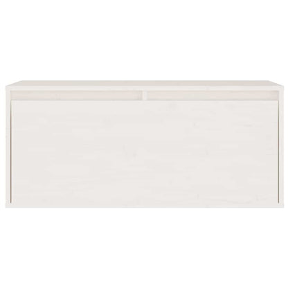 vidaXL 6 Piece TV Cabinet Set White Solid Wood Pine