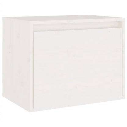 vidaXL TV Cabinets 4 pcs White Solid Wood Pine