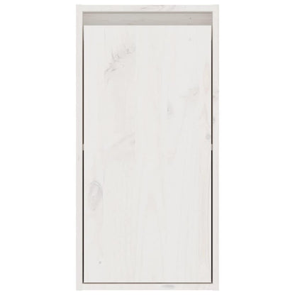 vidaXL 6 Piece TV Cabinet Set White Solid Wood Pine