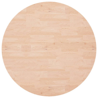 vidaXL Round Table Top ??90x1.5 cm Solid Wood Oak