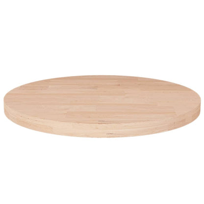 vidaXL Round Table Top Ø40x2,5 cm Untreated Solid Wood Oak