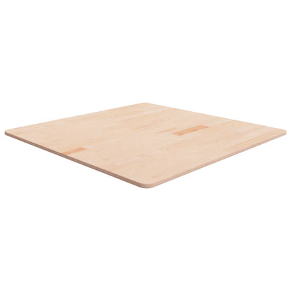 vidaXL Square Table Top 90x90x1.5 cm Untreated Solid Wood Oak
