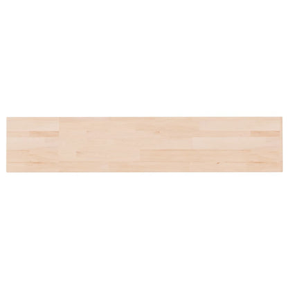 vidaXL Shelf Board 100x20x1.5 cm Untreated Solid Wood Oak