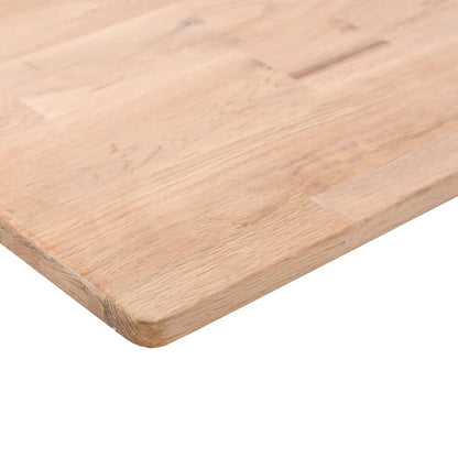 vidaXL Shelf Board 100x20x1.5 cm Untreated Solid Wood Oak