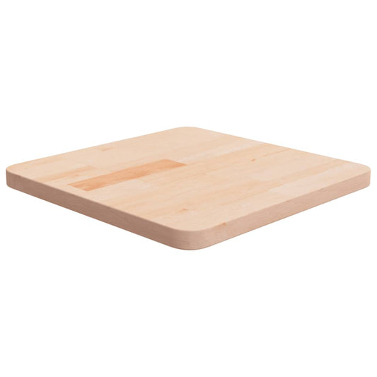 vidaXL Table Top | Medium brown | Solid oak wood (untreated) | 40x40 cm