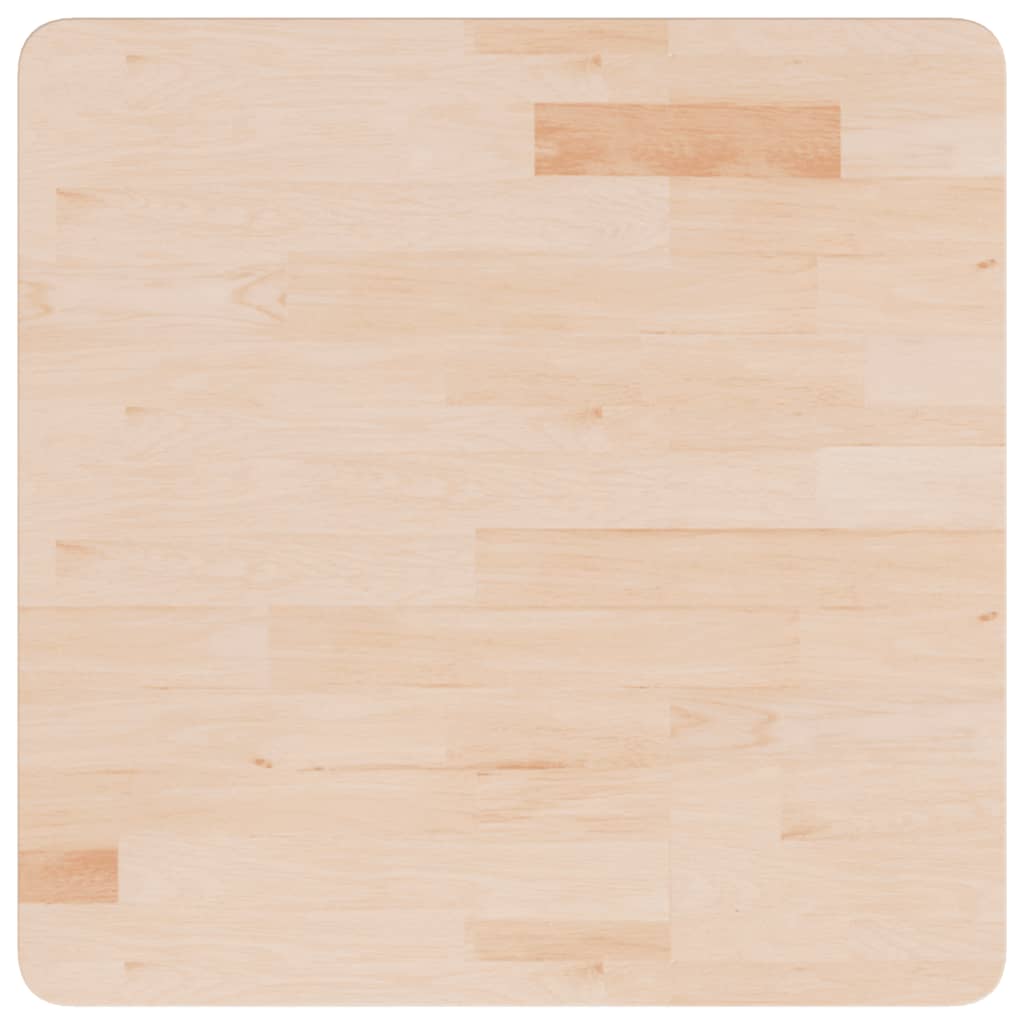 vidaXL Table Top | Medium brown | Solid oak wood | 60 cm |  Durable  | Table Top