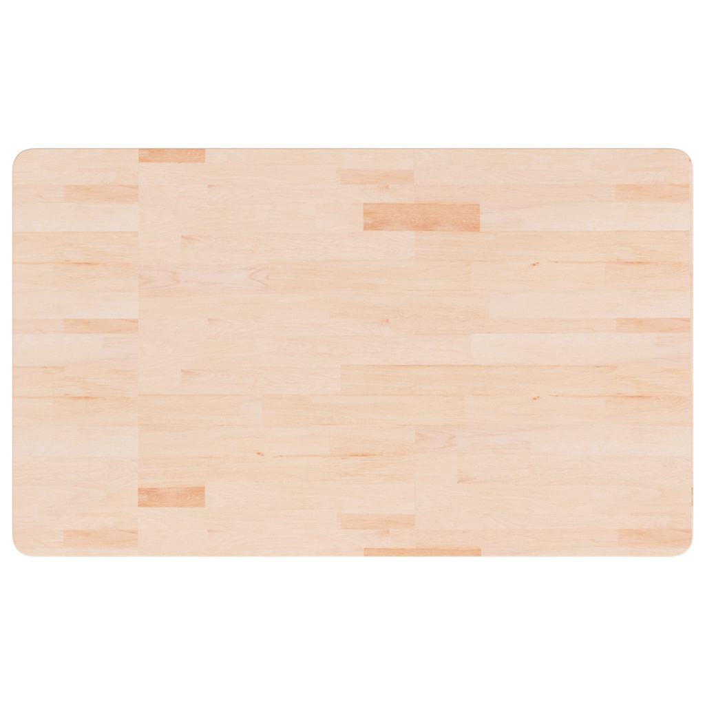 vidaXL Bathroom Countertop 100x60x2.5 cm Untreated Solid Wood