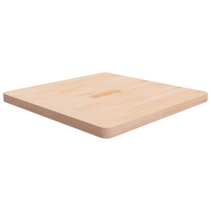 vidaXL Square Table Top 70x70x4 cm Untreated Solid Wood Oak