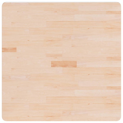 vidaXL Square Table Top 80x80x4 cm Untreated Solid Wood Oak