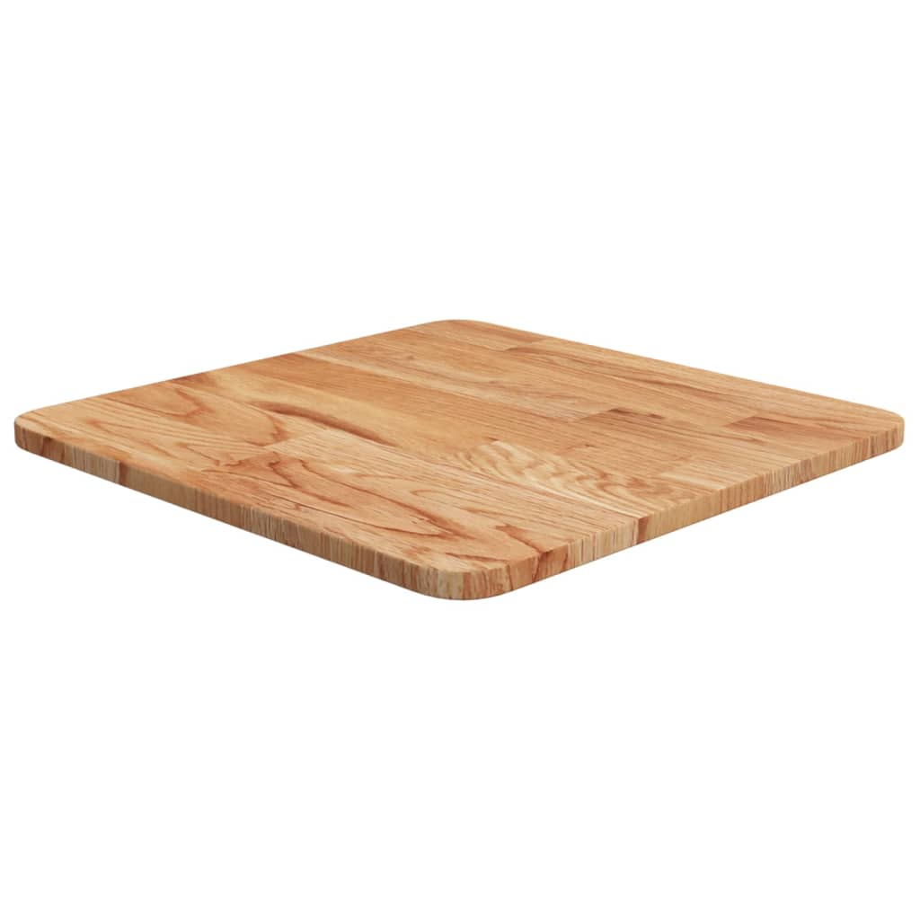 vidaXL Table Top | Light brown | Solid oak wood | 40x40cm |  Durable