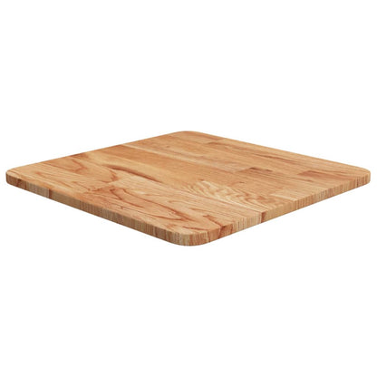 vidaXL Table Top | Light brown | Solid oak wood | 40x40cm |  Durable
