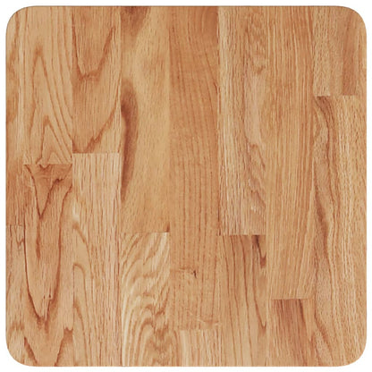 vidaXL Table Top | Light brown | Solid oak wood | 40x40cm |  Durable