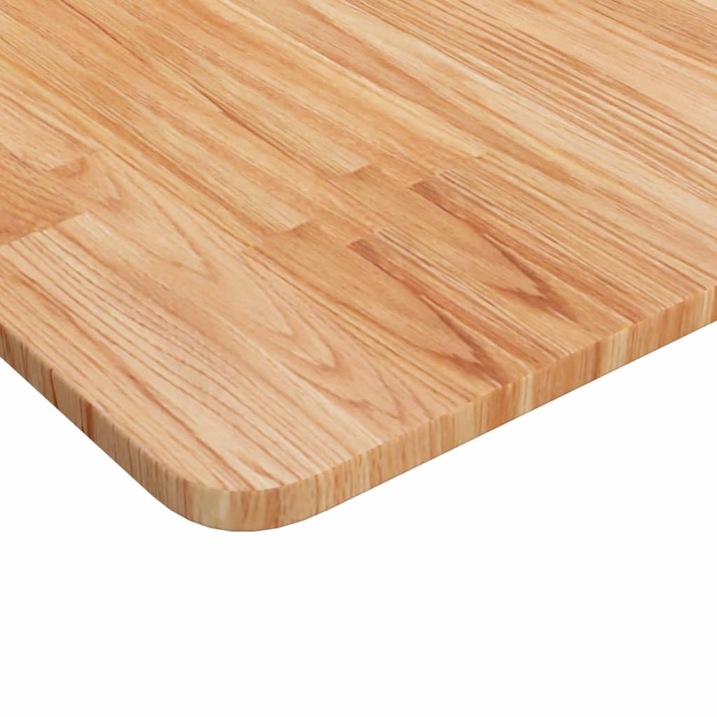 vidaXL Table Top | Light brown | Solid oak wood | 40x40cm |  Durable