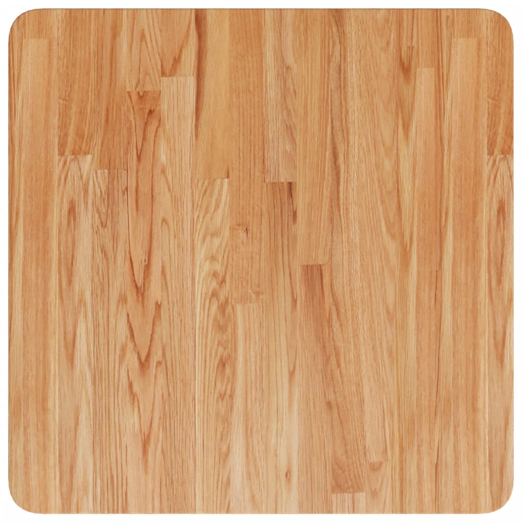 vidaXL Table Top | Light brown | Solid Oak Wood | Medium | Durable | Table Top