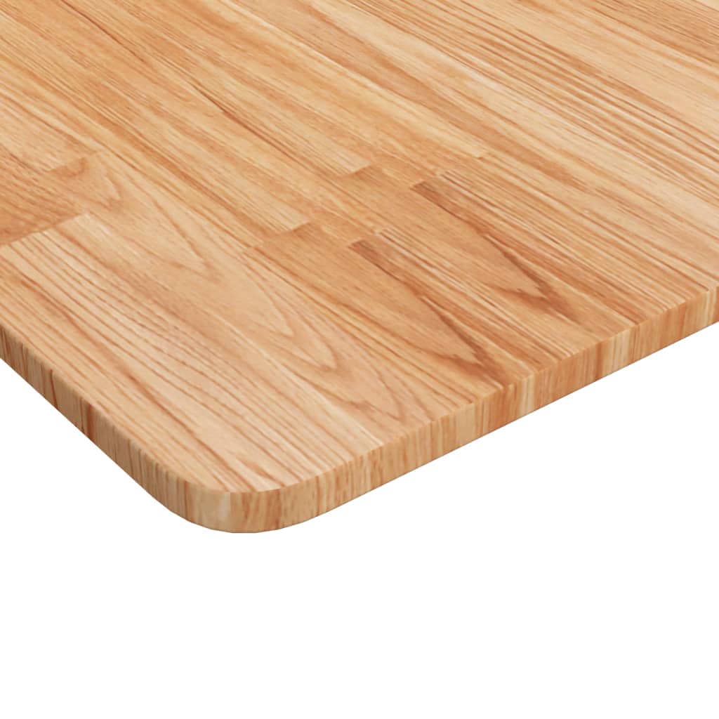 vidaXL Square Table Top Light Brown 70x70x1.5cm Treated Solid Wood Oak