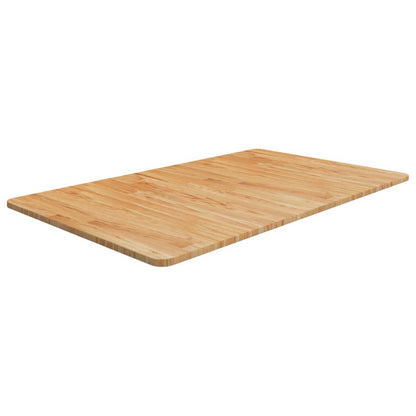 vidaXL Bathroom Countertop Light Brown 100x60x1.5cm Treated Solid Wood