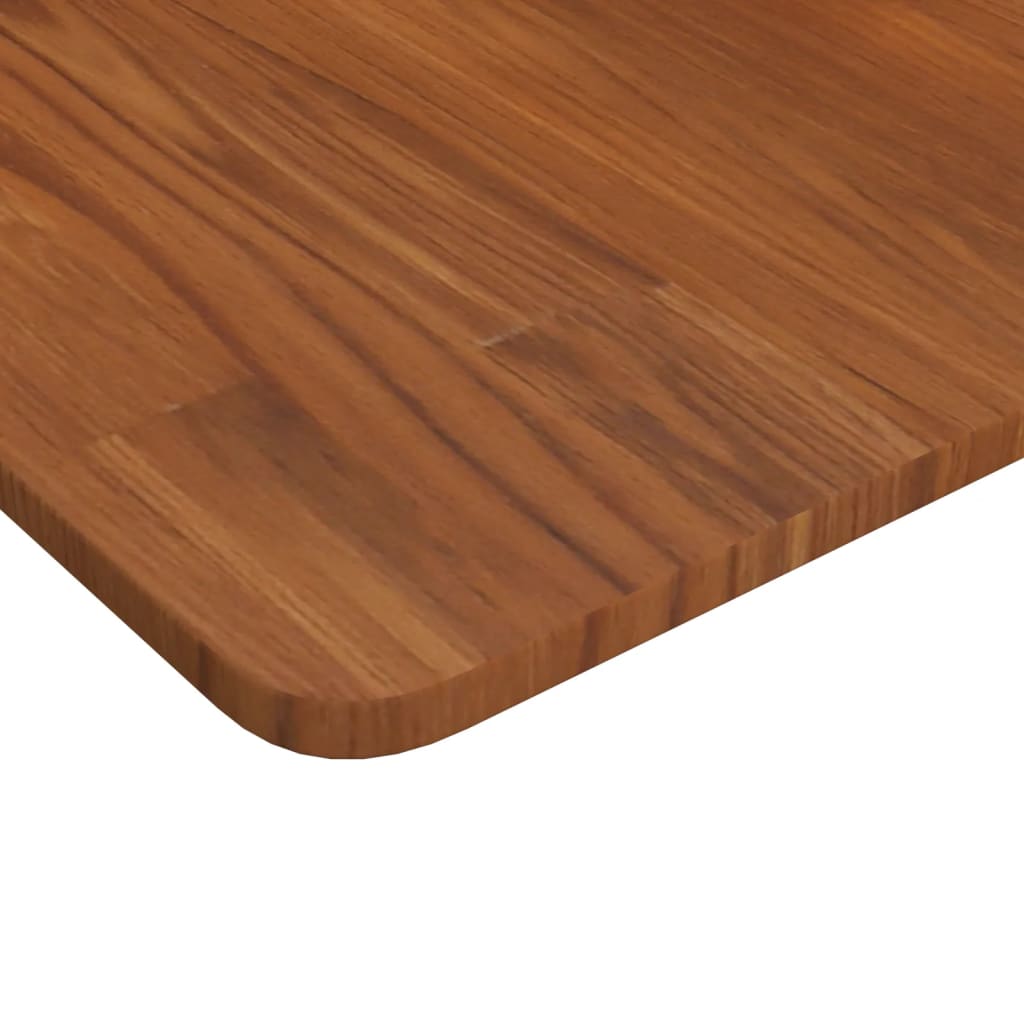 vidaXL Square Table Top Dark Brown 40x40x1.5cm Treated Solid Wood Oak