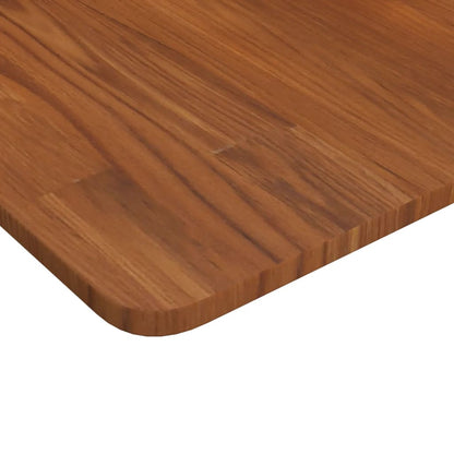 vidaXL Square Table Top Dark Brown 40x40x1.5cm Treated Solid Wood Oak