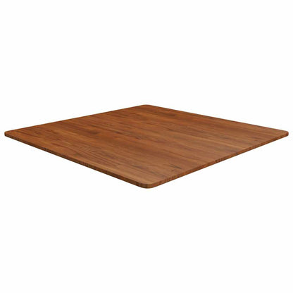 vidaXL Table Top | dark brown | solid oak wood | 90x90 cm |  Durable