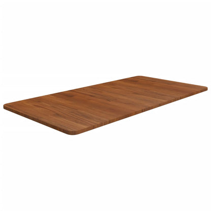 vidaXL Bathroom Countertop Dark Brown 100x50x1,5cm Treated Solid Wood