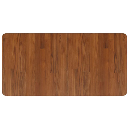 vidaXL Bathroom Countertop Dark Brown 100x50x1,5cm Treated Solid Wood