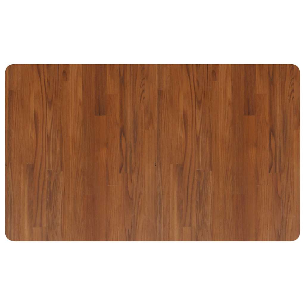 vidaXL Bathroom Countertop Dark Brown 100x60x1.5cm Treated Solid Wood
