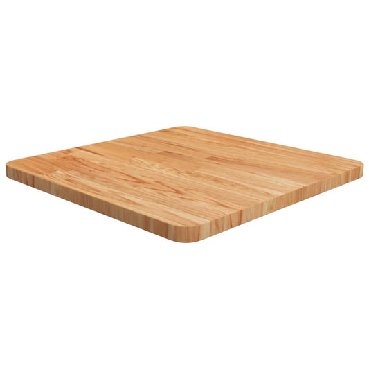 vidaXL Table Top | Light Brown | Solid Oak Wood | 50x50cm | Durable | Table Top