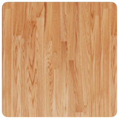 vidaXL Square Table Top Light Brown 60x60x2.5cm Treated Solid Wood Oak