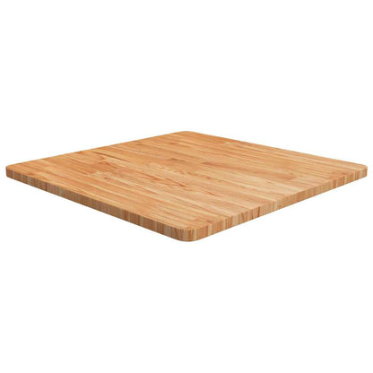 vidaXL Table Top | Light Brown | Solid Oak Wood | 70x70 cm |  Durable