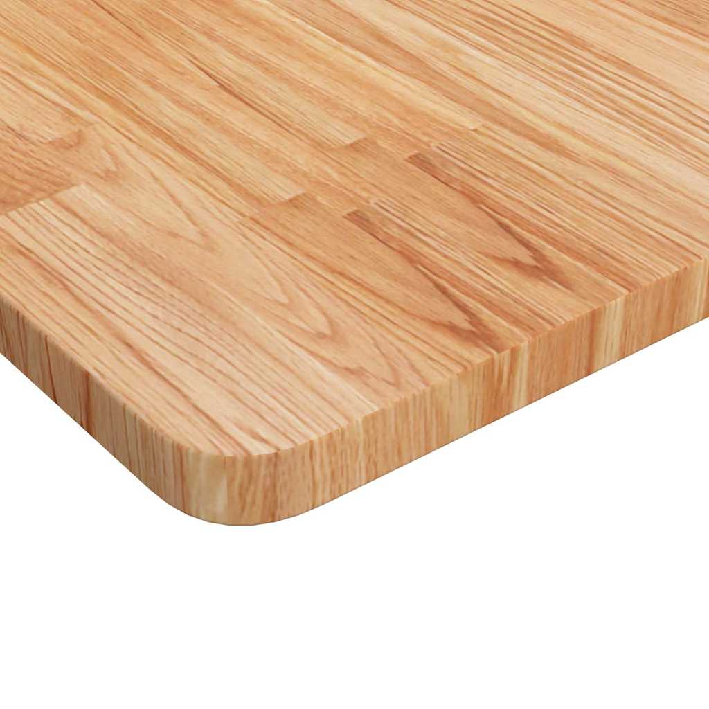 vidaXL Table Top | Light Brown | Solid Oak Wood | 70x70 cm |  Durable