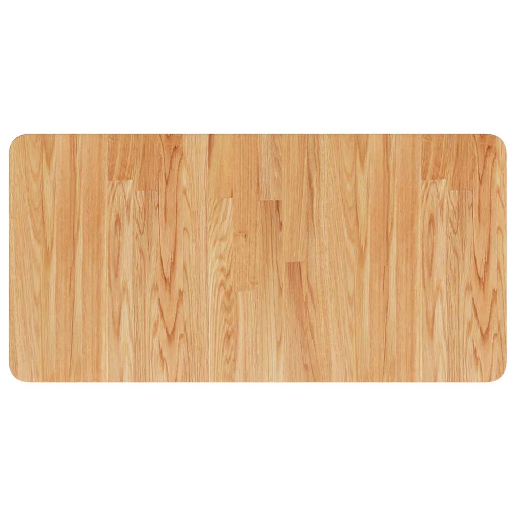 vidaXL Bathroom Countertop Light Brown 80x40x2.5cm Treated Solid Wood