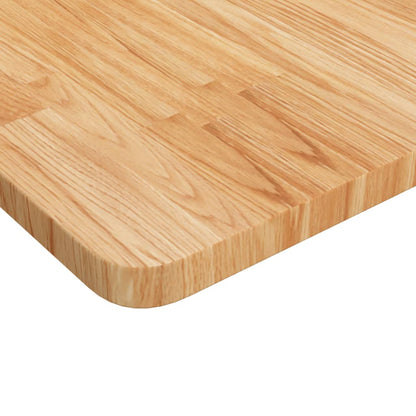 vidaXL Bathroom Countertop Light Brown 60x40x2.5cm Treated Solid Wood