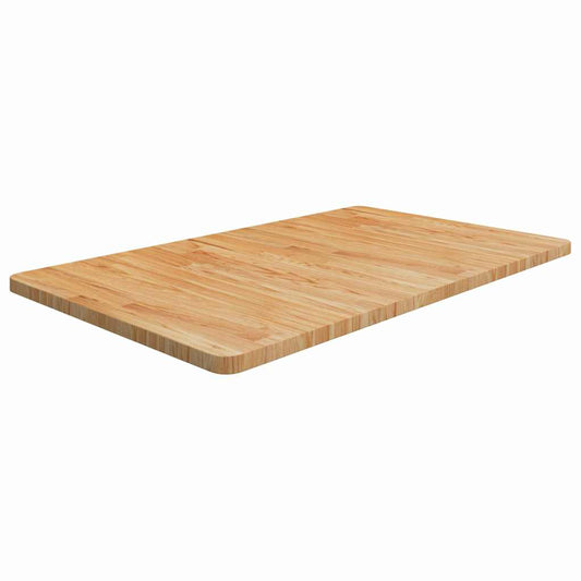 vidaXL Bathroom Countertop Light Brown 100x60x2.5cm Treated Solid Wood