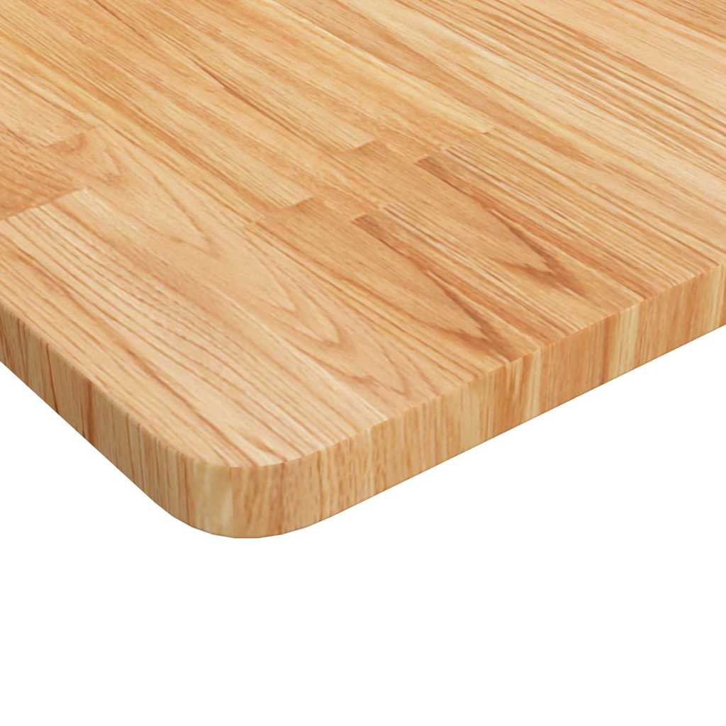 vidaXL Bathroom Countertop Light Brown 100x60x2.5cm Treated Solid Wood