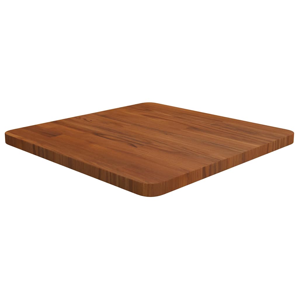 vidaXL Table Top | Dark brown | Solid oak wood | Medium | Durable