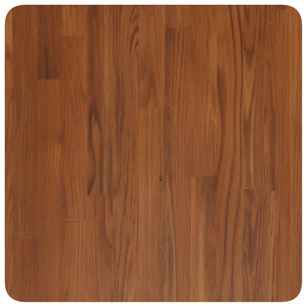 vidaXL Table Top | Dark brown | Solid oak wood | Medium | Durable