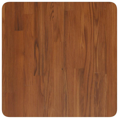 vidaXL Table Top | Dark brown | Solid oak wood | Medium | Durable