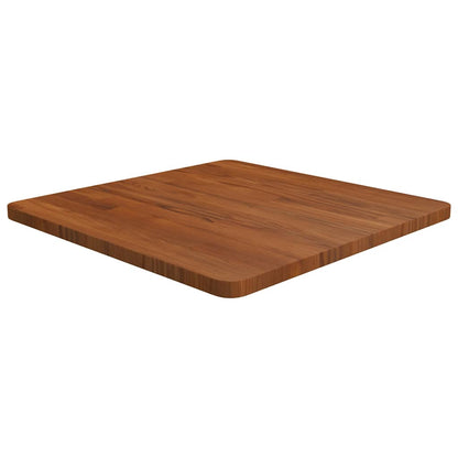 vidaXL Square Table Top Dark Brown 60x60x2.5cm Treated Solid Wood Oak